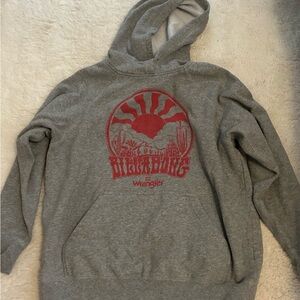 Billabong x Wrangler gray hoodie